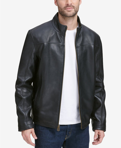 Brown Biker Mens Leather Jacket