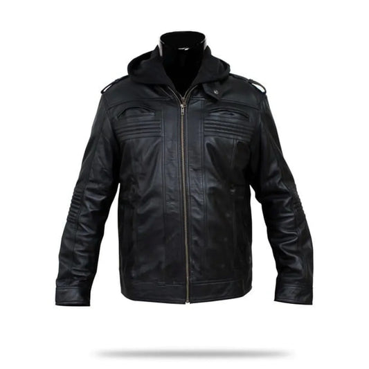 Men's Stylish Black Leather Jacket