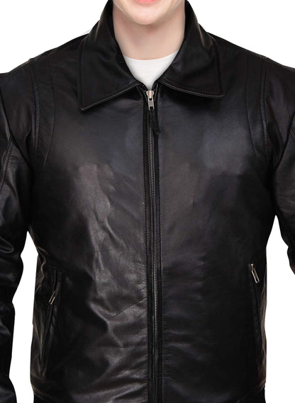 Trendhoop Designer Brand Black Bomber Jacket