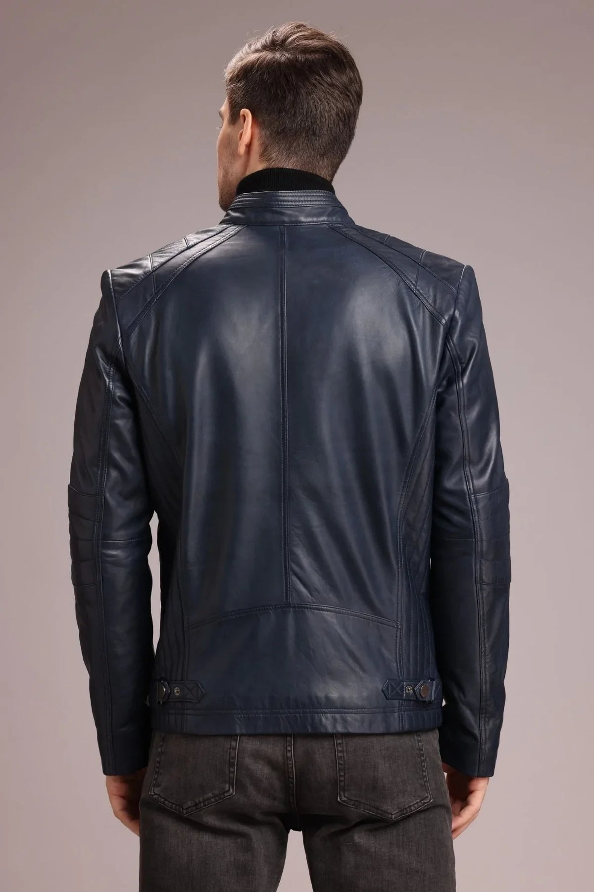 Men Classic Leather Jacket – Frozva