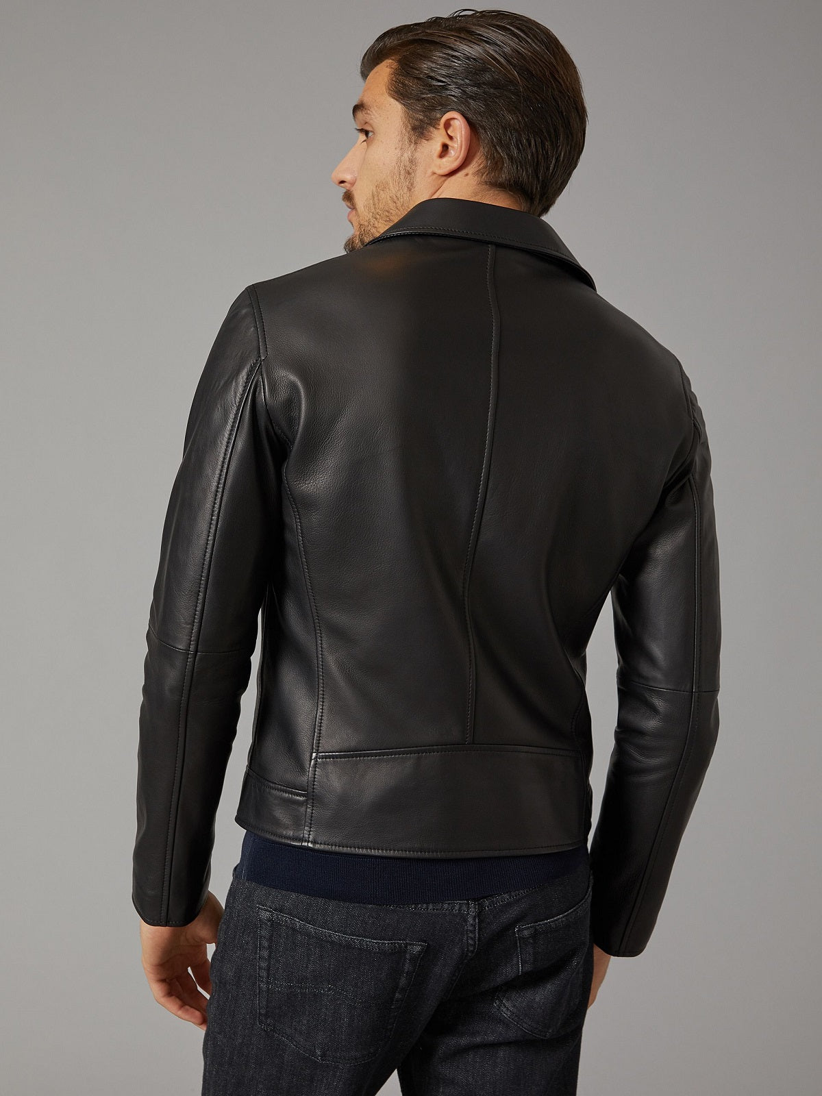 Men Mate Black Leather Jacket – Frozva