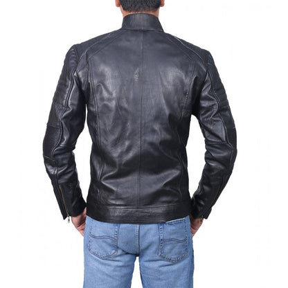 Cafe Racer Men's Classic Biker Jacket