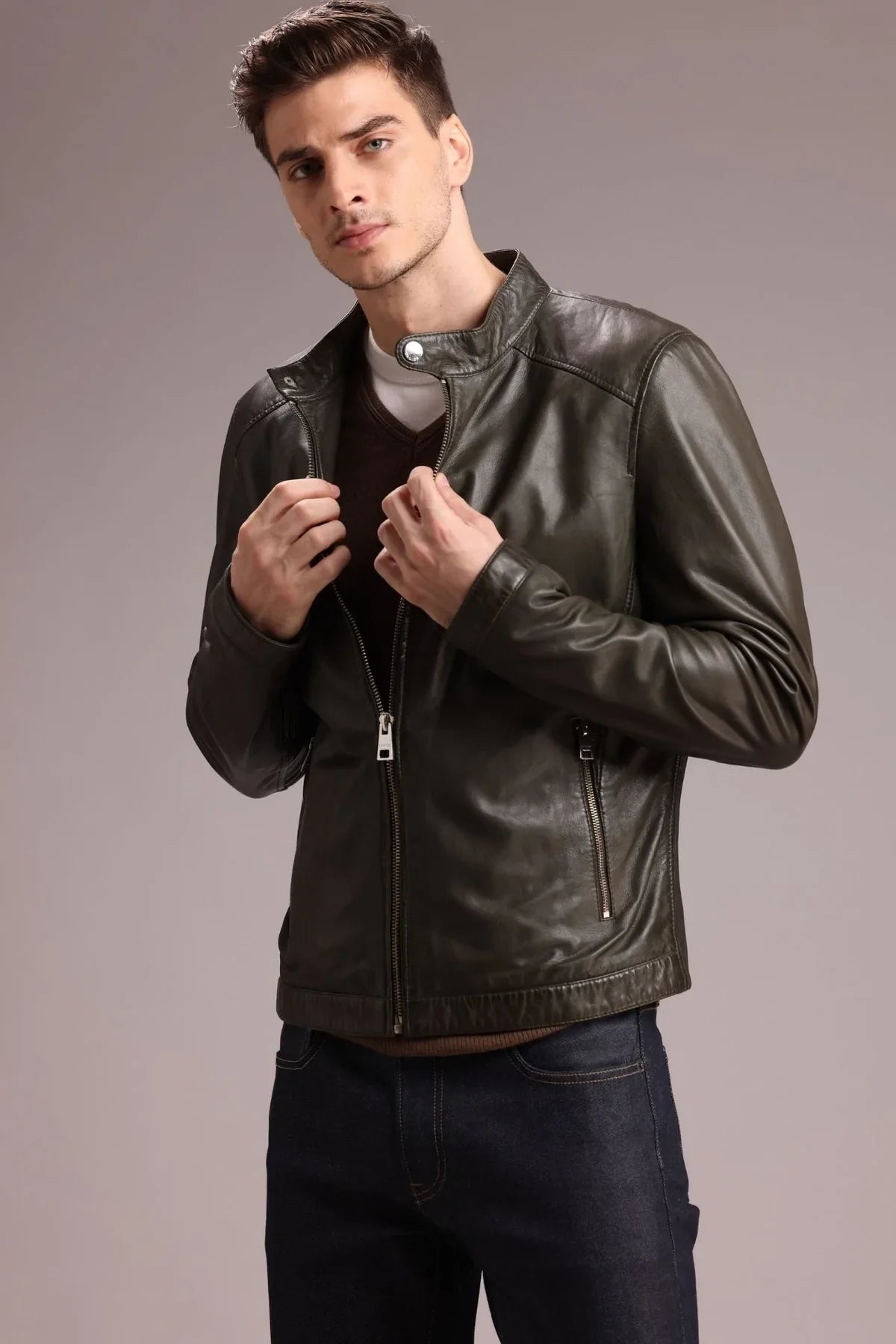 Genuine Lamb Leather Jacket – Frozva