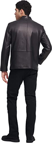 Men's Modern Leather Racer Jacket