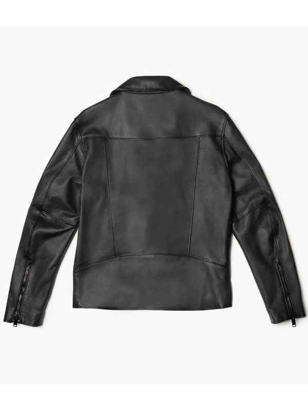 Men’s Authentic Black Motorcycle Leather Jacket