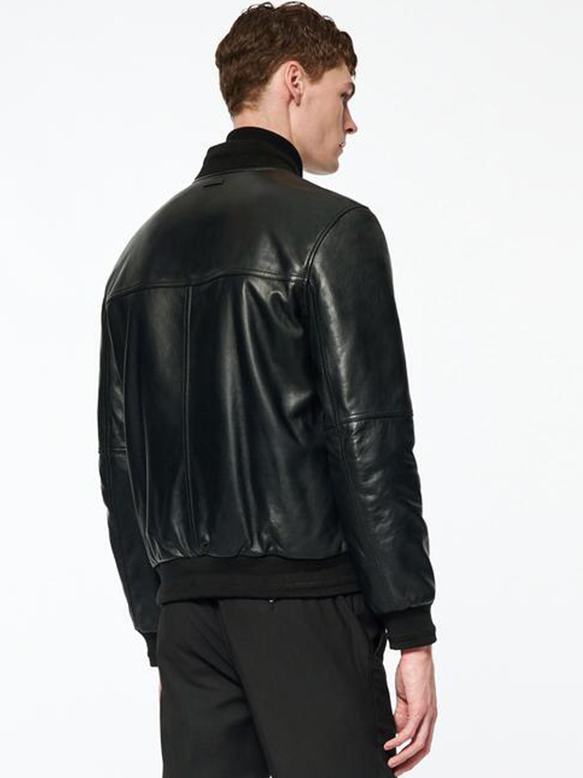 Baseball Bomber Leather Jacket