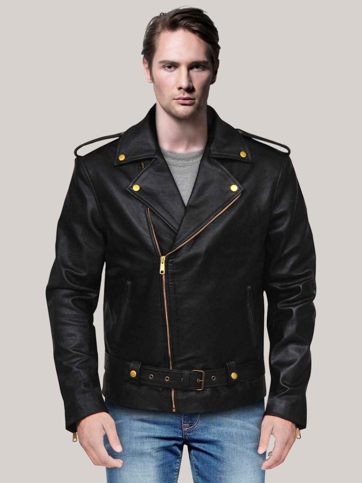 Black Leather Jacket For Men | Frozva.com