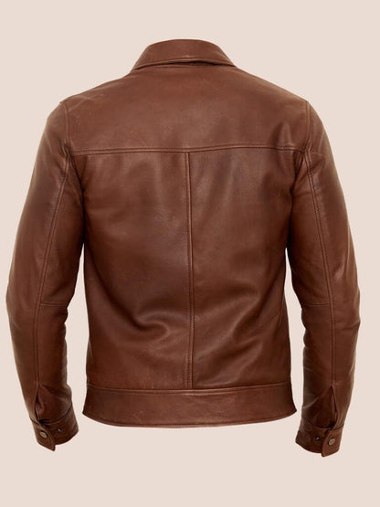 Dark Brown Mens Jacket