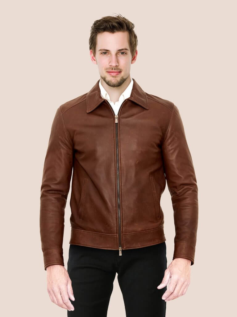 Dark Brown Mens Jacket