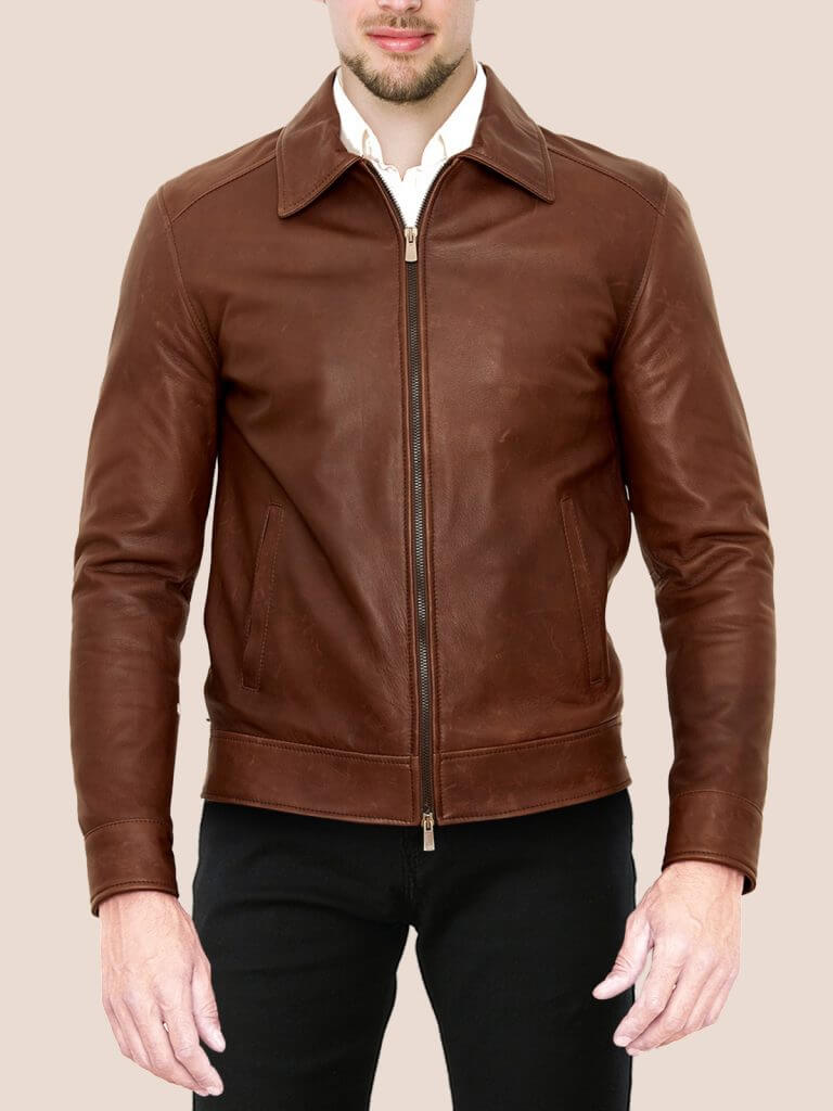 Dark Brown Mens Jacket