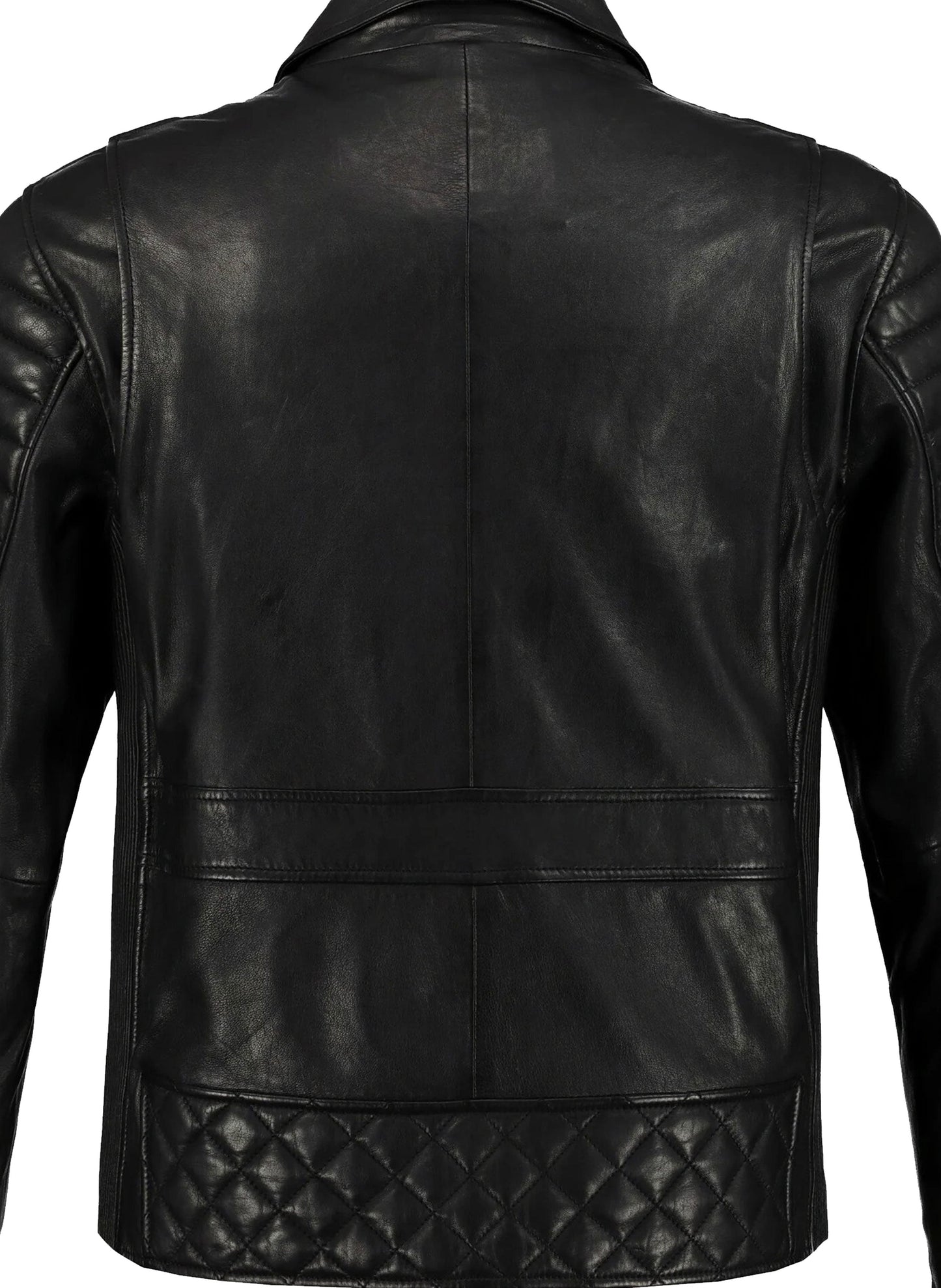 Mens Real Leather Biker Black Jacket – Frozva