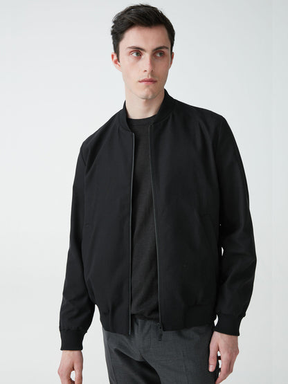 Mens Mninimal Bomber Cotton Jacket