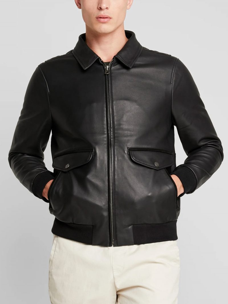 Biker Men Lambskin Leather Jacket