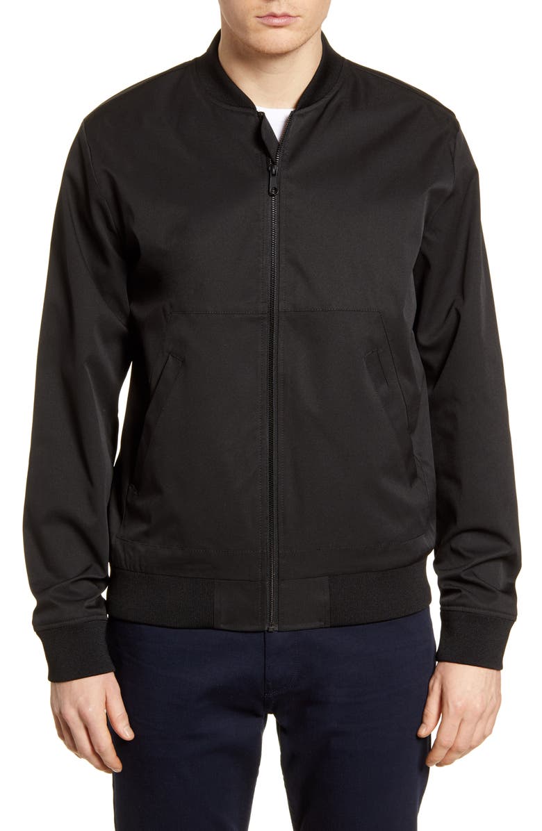 Icon Classic Black Biker Bomber Cotton Jacket