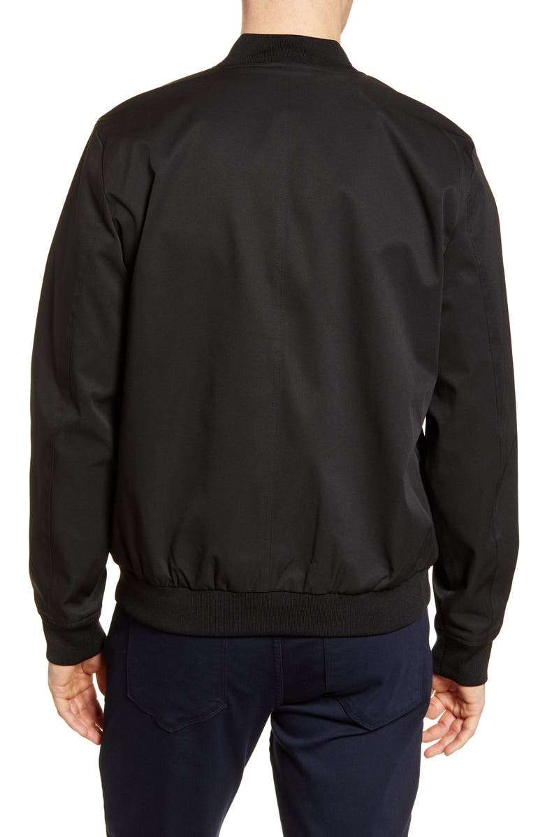 Icon Classic Black Biker Bomber Cotton Jacket