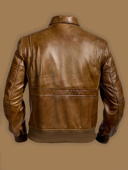 Men Traditional Brown Leather Jacket – Frozva