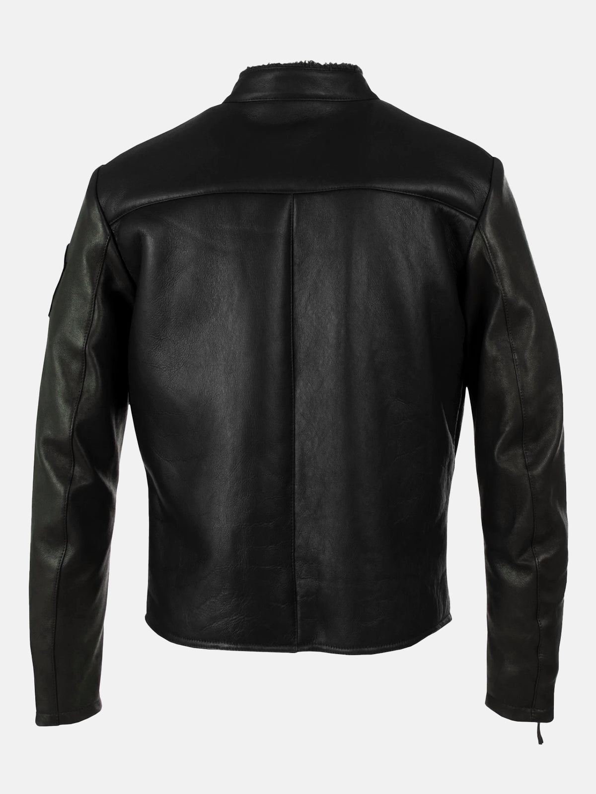 Men's Black Biker Hybrid Jacket