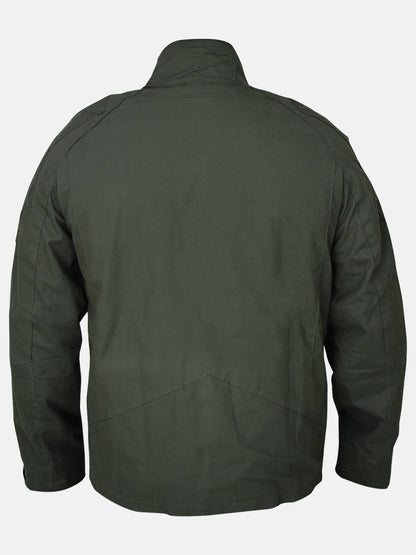 Men's Dashing Military Green Cotton Bomber Jacket