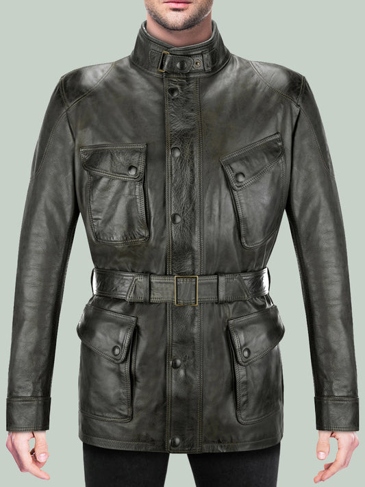 Black Men's Donington Leather Jacket