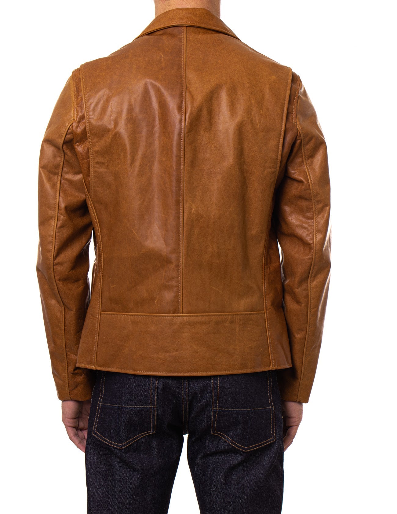 Mahogany Brown Men’s Real Leather Jacket