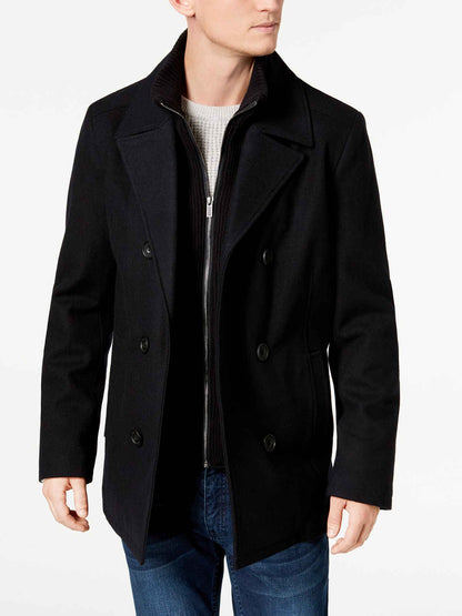 Men's Double Breasted Wool Coat