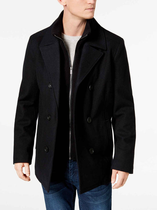 Men's Double Breasted Wool Coat