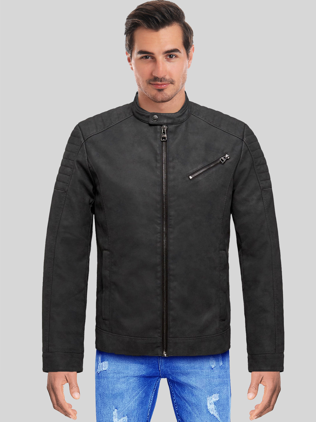 Men's Vigor Outdoor Woven Biker Jacket