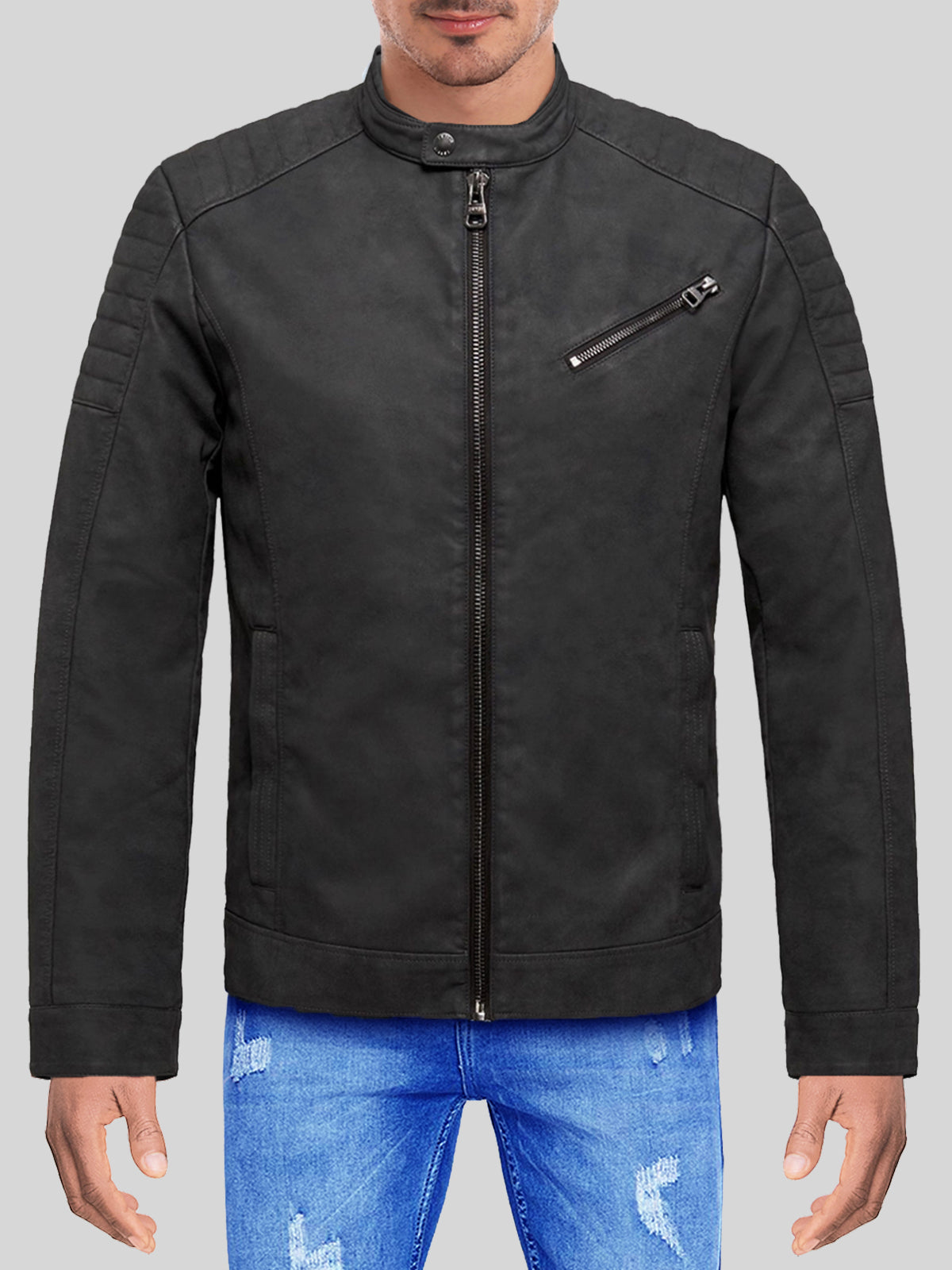 Men's Vigor Outdoor Woven Biker Jacket