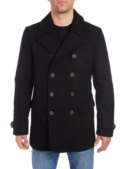 Mens Water Resistant Wool Blend Coat