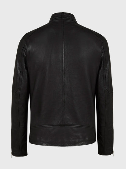 Mens Dashing Biker Black leather Jacket