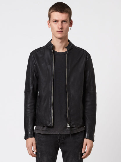 Mens Dashing Biker Black leather Jacket