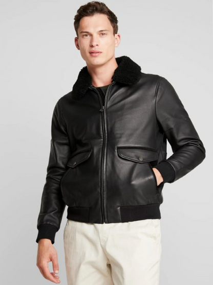 Biker Men Lambskin Leather Jacket