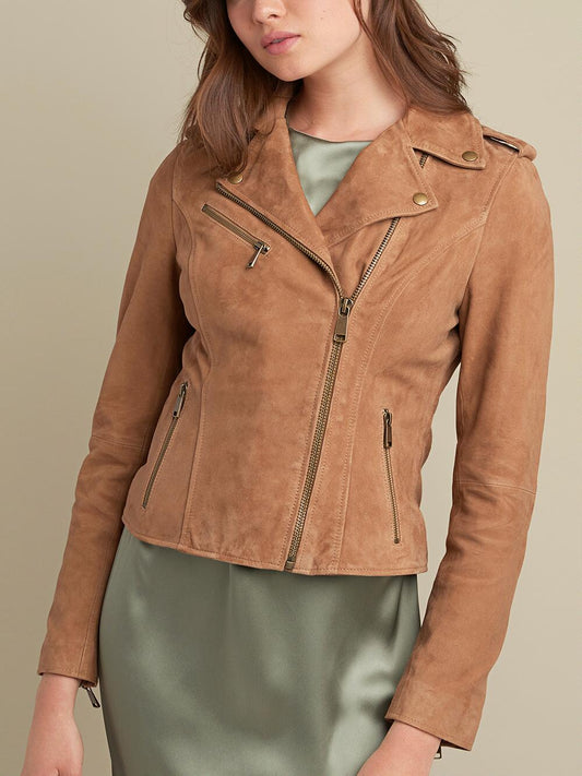 Jackie Asymmetrical Moto Jacket – Frozva