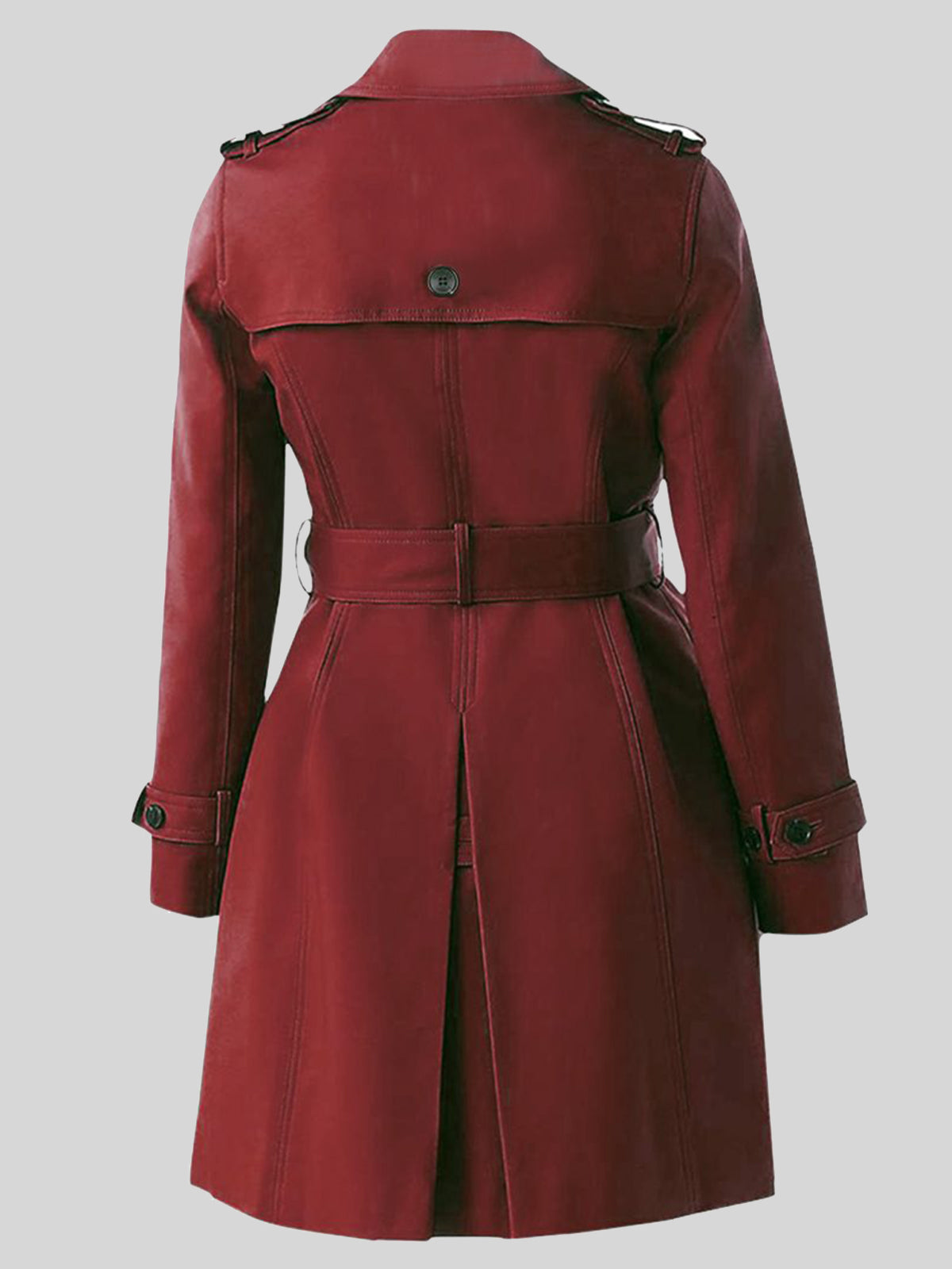 Petite Saskia Trench Coat | Women Red Petite Saskia Trench Coat