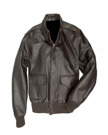 Men World War Bomber Leather Jacket - Frozva.com