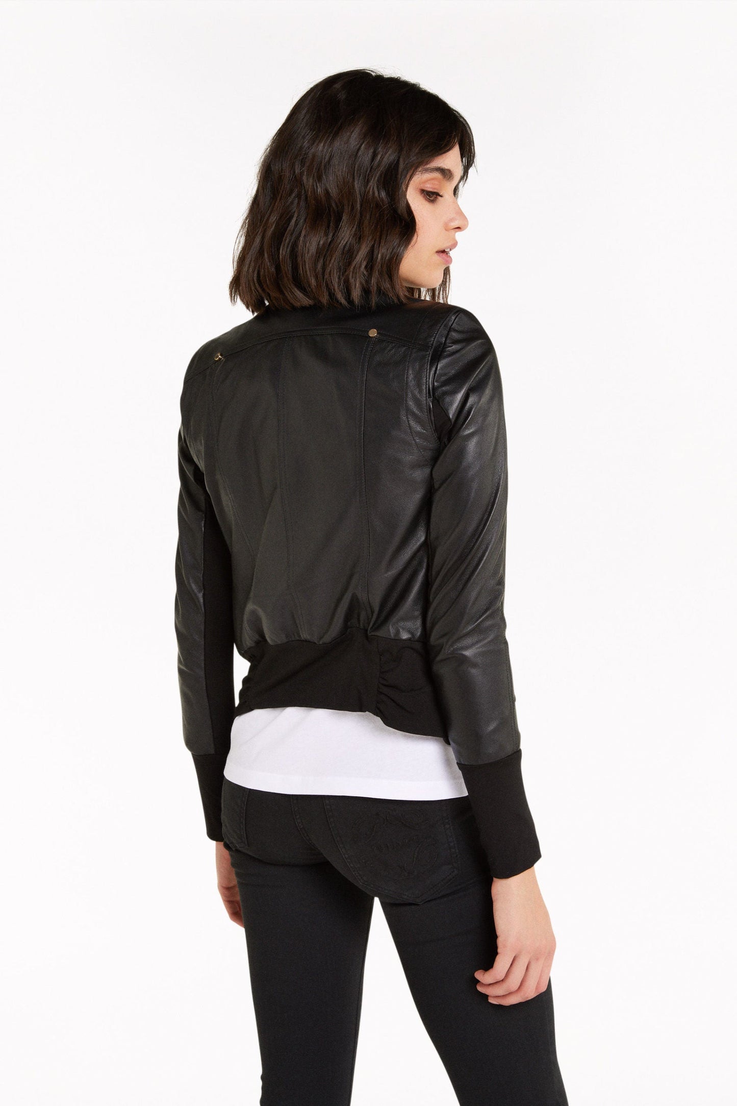 Womens Stylish lambskin jacket