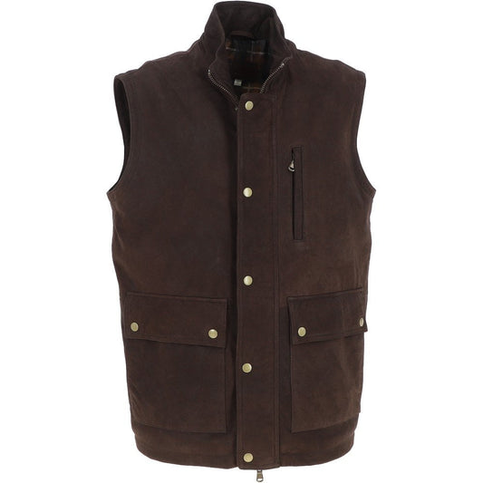 Men's Genuine Leather Hunter Waistcoat