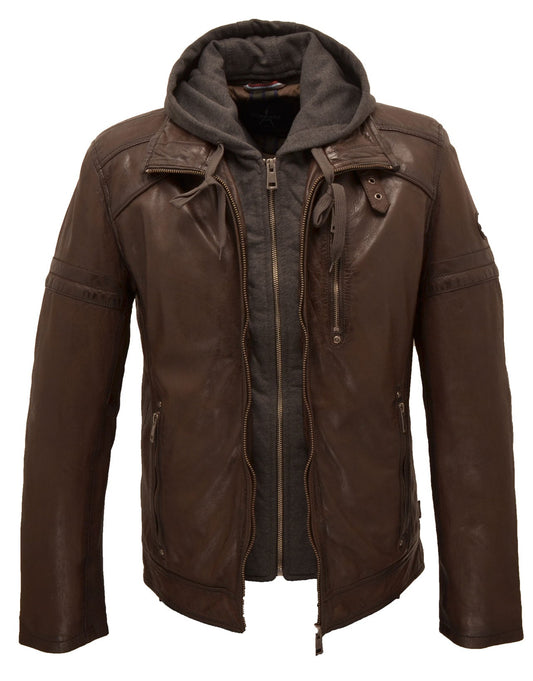 Men's Tobacco Leather Jacket