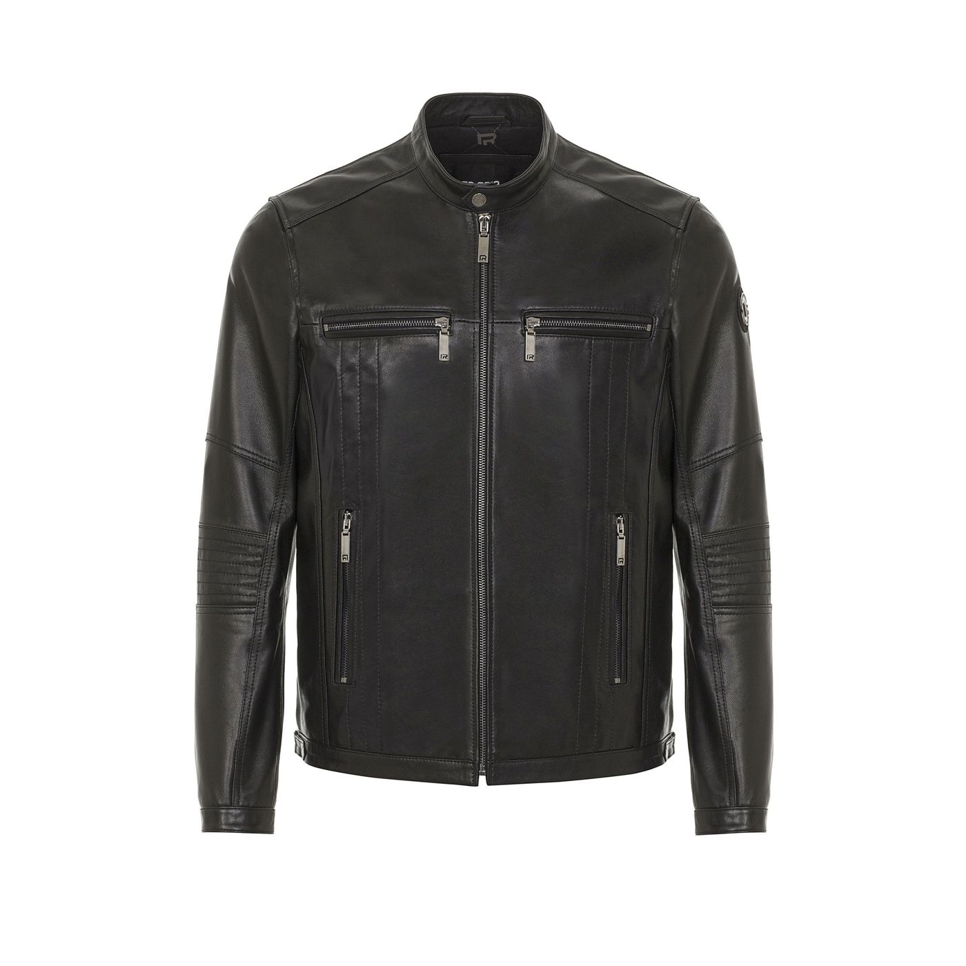 Men's Black Biker Leather Jacket