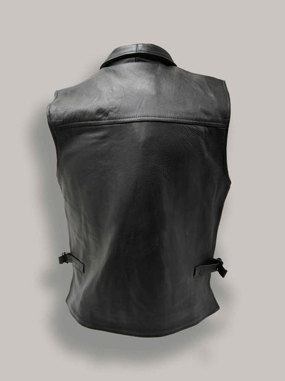 Men Fight Club Leather Vest - Frozva.com