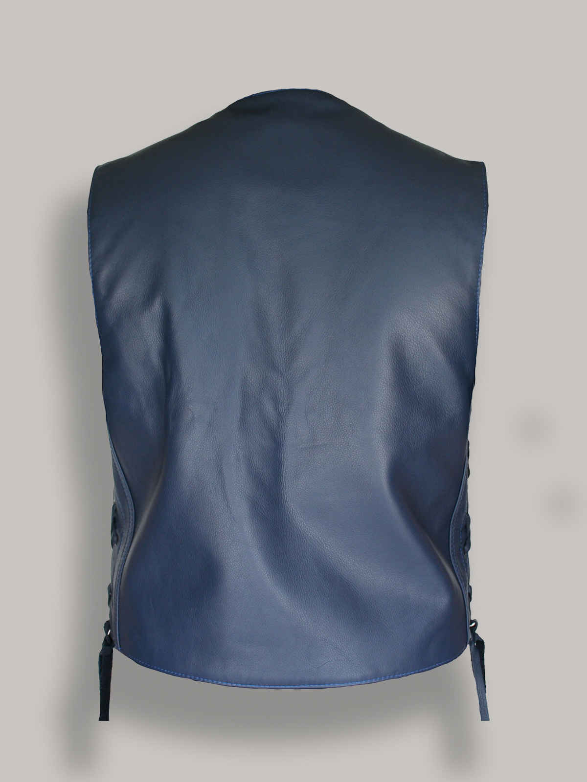 Navy Blue Cruiser Vest - Best leather Vest