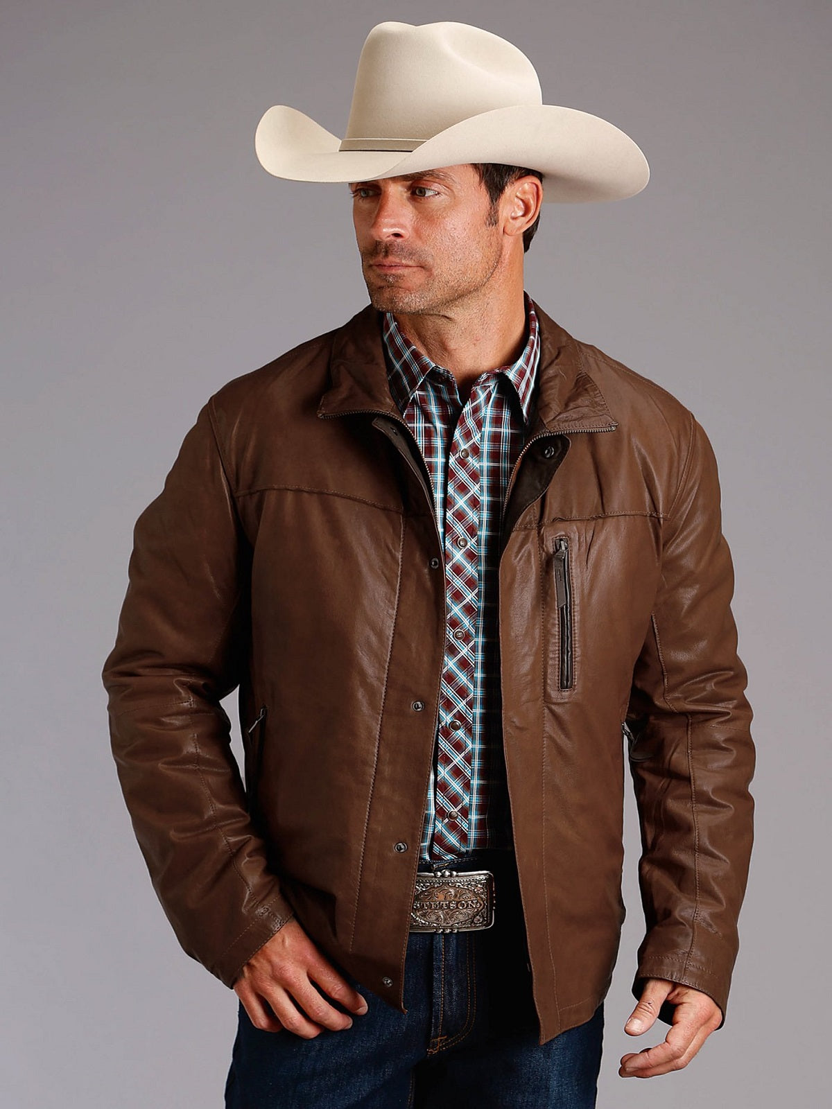 Men Cowboy Leather Jacket – Frozva