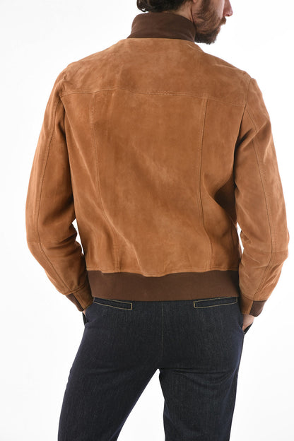 SUEDE JACKET WITH PATCH POCKETS – Frozva