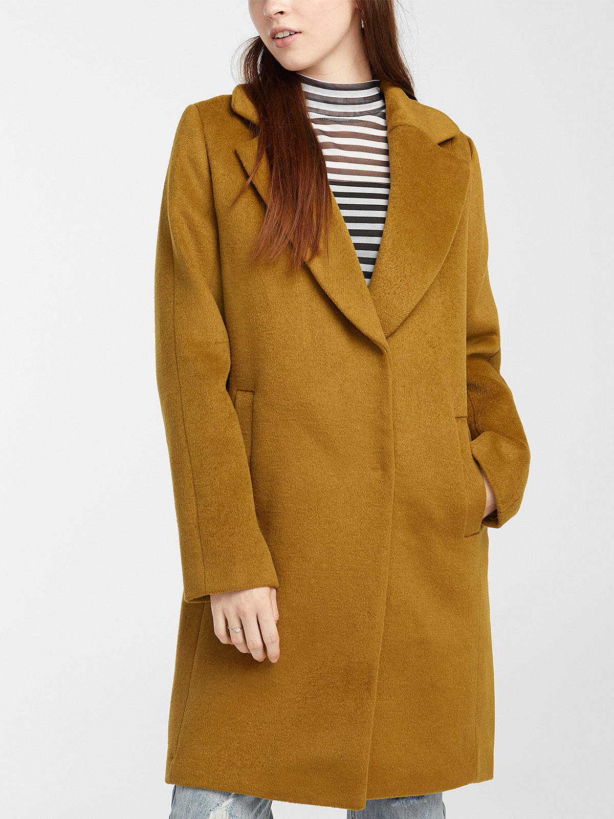 Women's Wool Wrap Coat